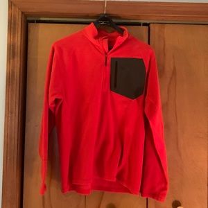 Men’s large North half zip fleece
